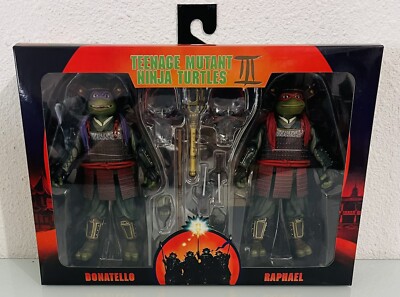 Neca - TMNT - Donatello & Raphael - Teenage Mutant Ninja Turtles 3 - Les Tortues Ninja 3 - The Movie Figurine