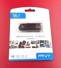 PNY Attache 16GB USB2 Flash Drive P-FD16GATT4-GE Type A New Open Box