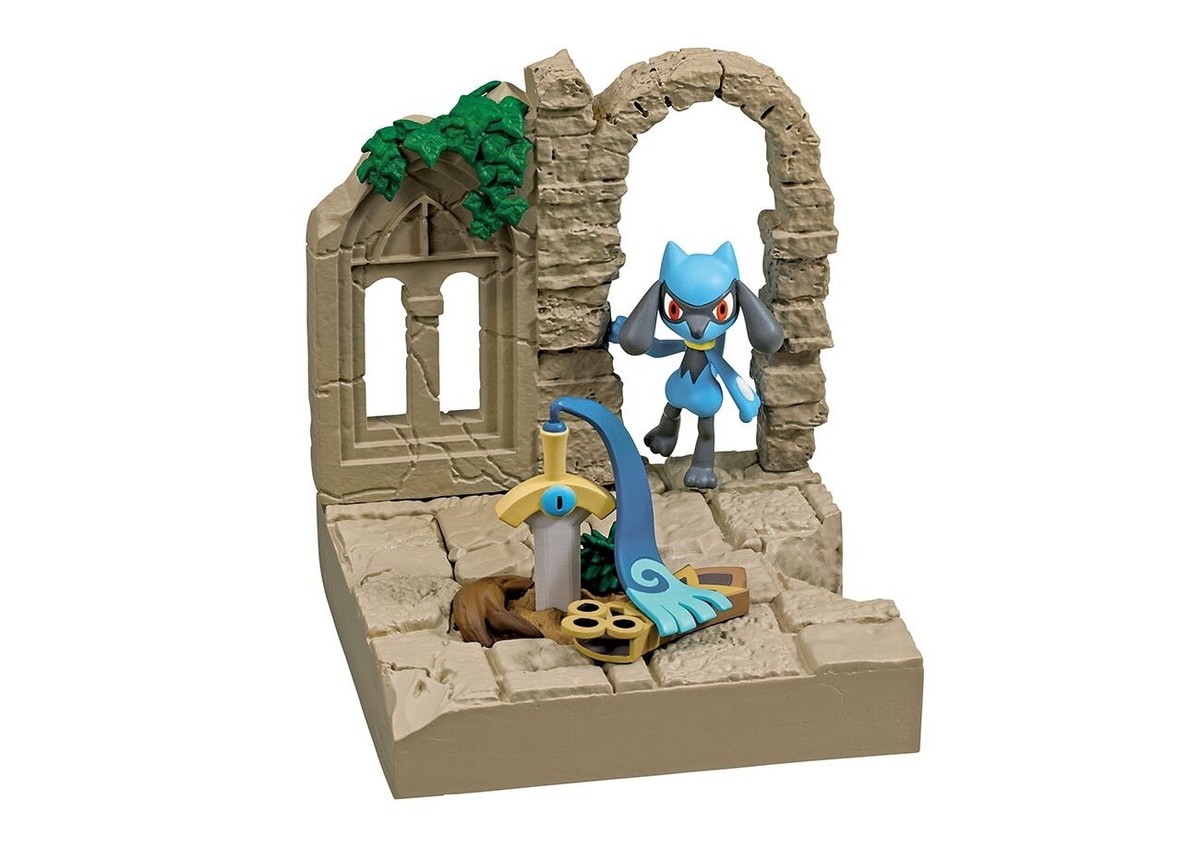 RE-MENT Pokemon Diorama Collection Old Castle Ruins Mini Figure