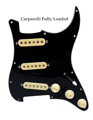 Carparelli Fully Loaded Strat  Pickguard