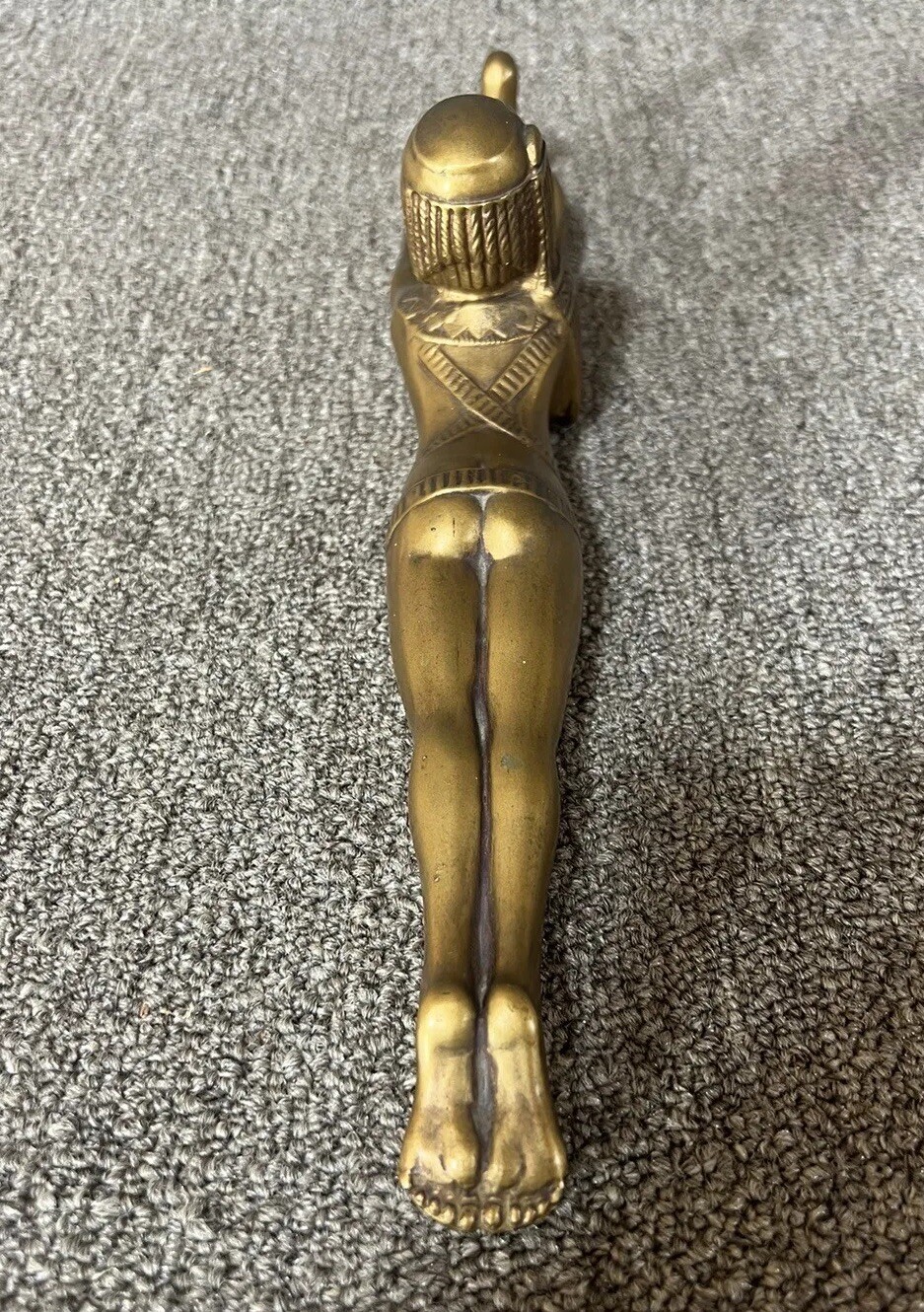 Art Deco Egyptian  "Queen of the Nile" Incense Burner Sculpture Figure Goddess