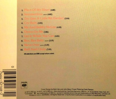 LP Janis Joplin Janis Joplins Greatest Hits 19075819581 Columbia, Legacy, So 未開封 /00260 Amazon.com: Janis Joplin's Greatest Hits: CDs y Vinilo