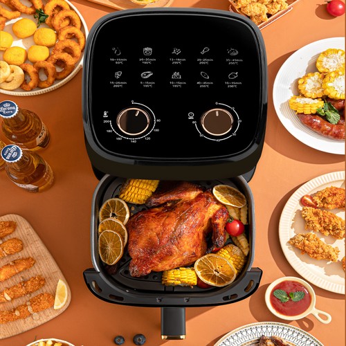 5L Air Fryer transparent New Large Capacity Touch Screen Multifunction mini oven - Picture 2 of 11