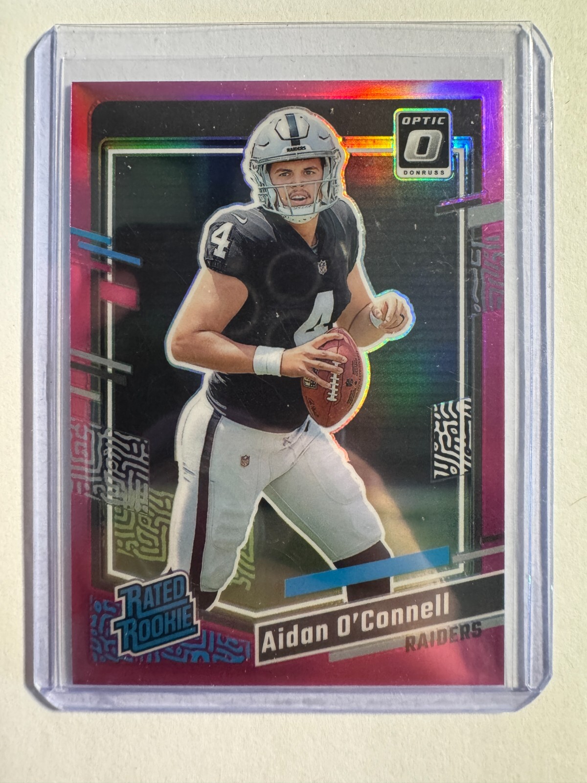 K317,017 - 2023 Donruss Optic Rated Rookies Preview Pink #360 Aidan O'Connell