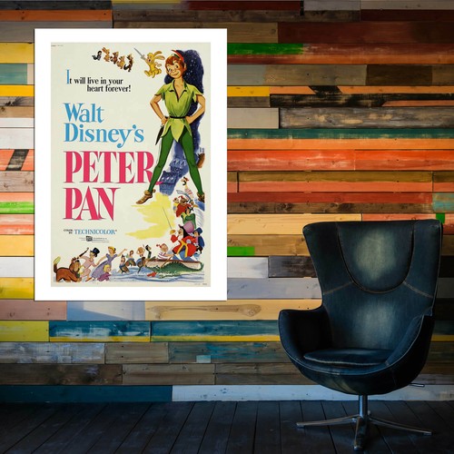 Walt Disney Peter Pan 1953 Poster Arte Murale Stampa - Picture 8 of 12