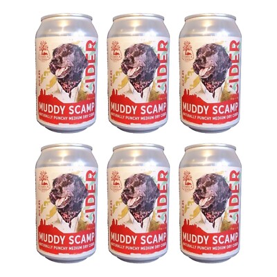 The Purbeck Cider Company - Muddy Scamp (6.8%) 330ml Craft Cider Cans - View #4