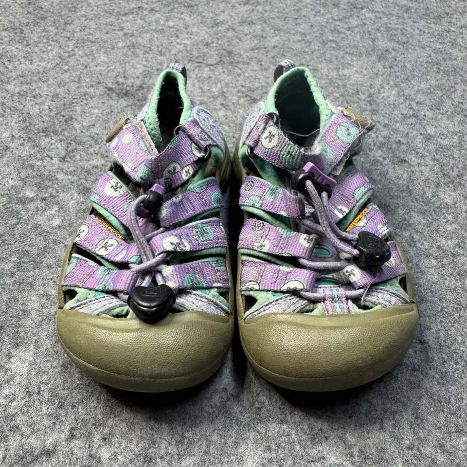 Sandalias Keen Niñas Pequeñas 10 Púrpura Senderismo Aire Libre Pescador Newport Impermeables Foto 2 de 4