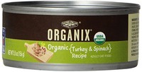 Castor And Pollux Organix Turkey And Spinach Adult Cat Food, 5.5 Ounce Cans (pac on sale Castor And Pollux Organix Turkey And Spinach Adult Cat Food, 5.5 Ounce Cans (pac on sale