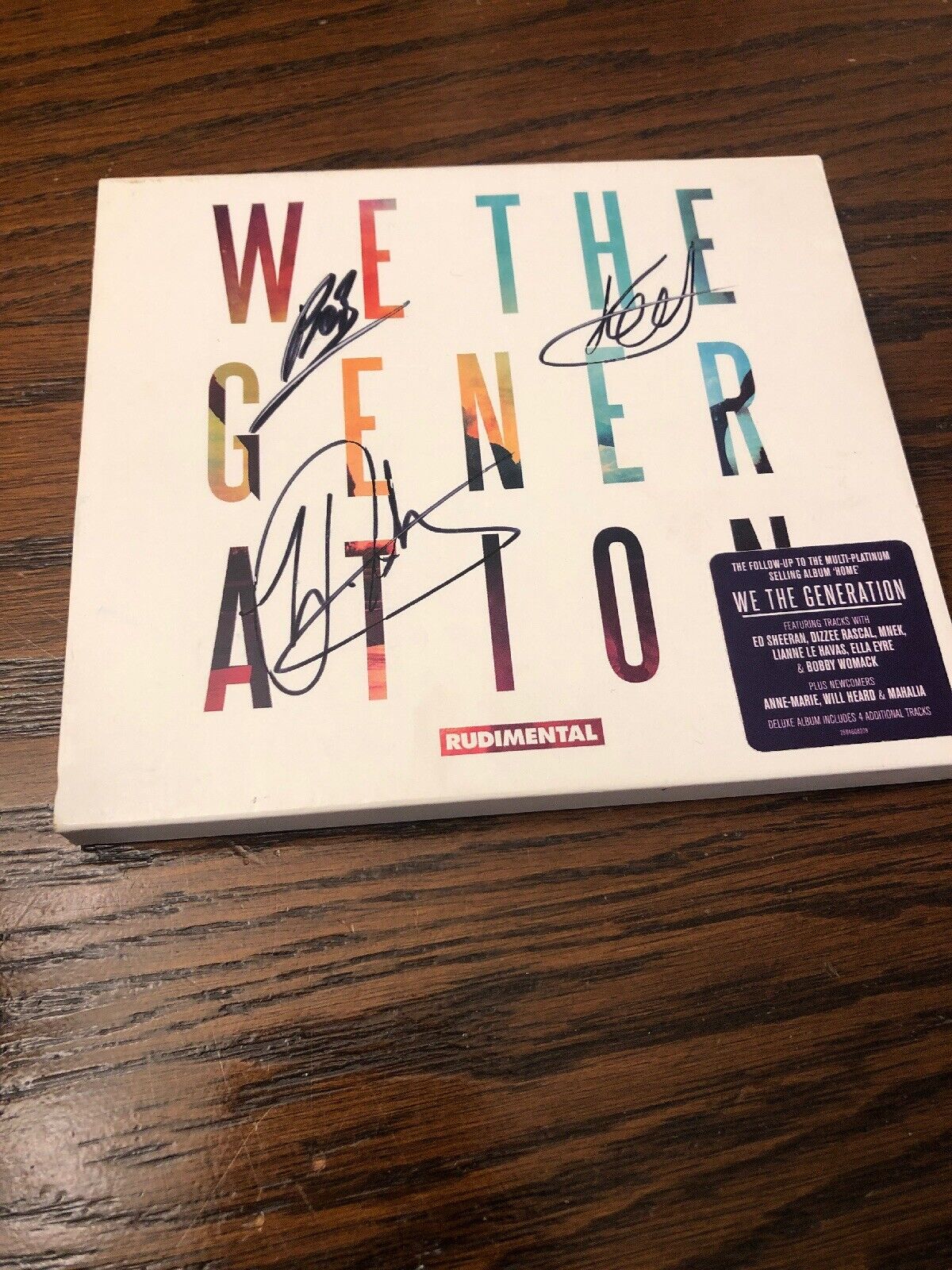 We the Generation by Rudimental (CD, Sep-2015, Asylum ) Signed Outer Jacket