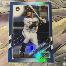 2021 Topps Chrome NPB Po-Jung Wang Blue Refractor /150 SP MLB