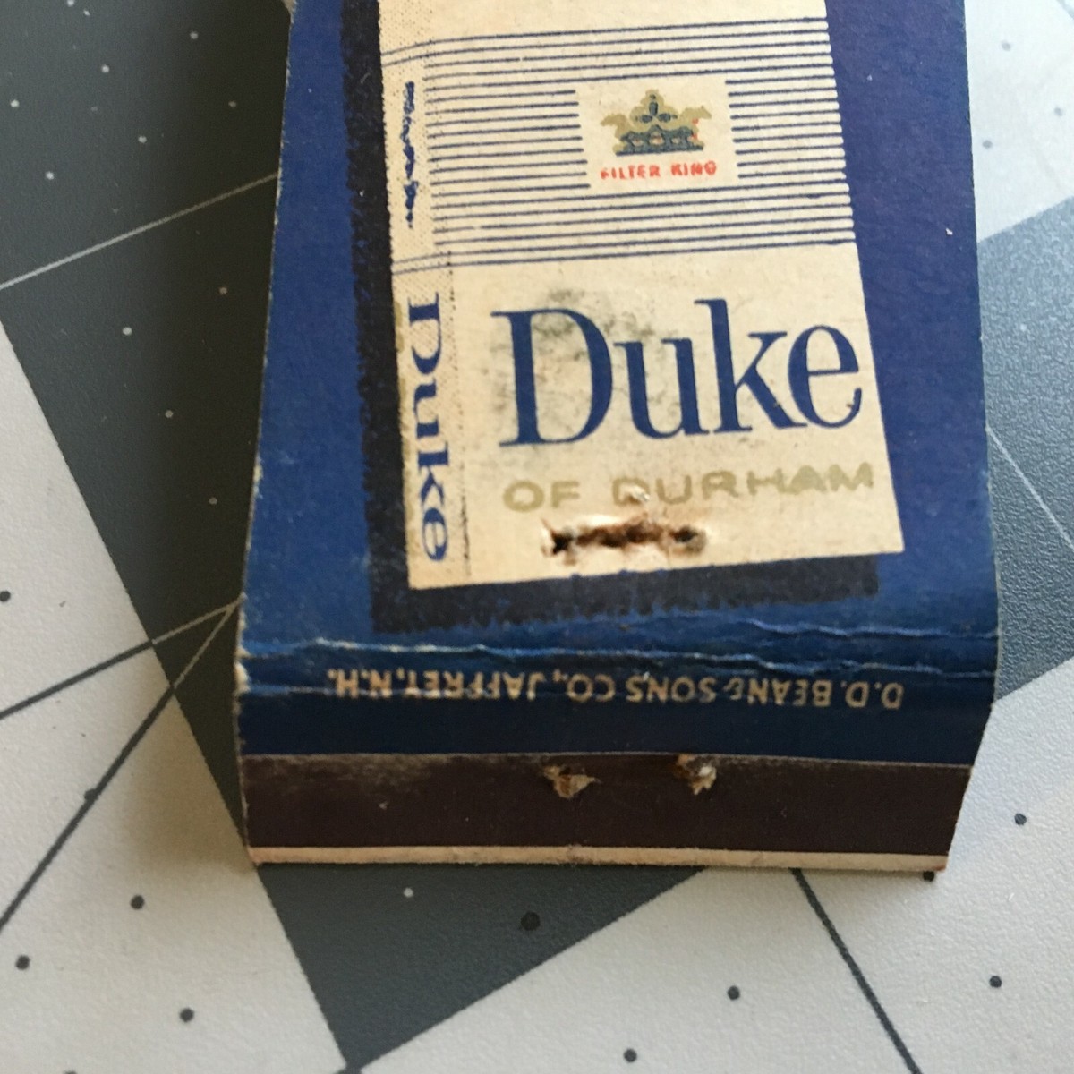 dd cigarettes Trump admin halts FDA proposal to ban menthol Matchbook Cover Camel Cigarette Genuine