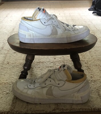 Size 9 - Nike sacai x Blazer Low White Patent