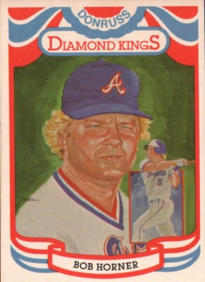 1984 Donruss Baseball #14a - Bob Horner DK, ERR - Atlanta Braves  84-065
