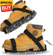 Epoxy Floor Spiked Shoes Fully Assembled Spiked Shoes with 1" Short Spikes, Non-