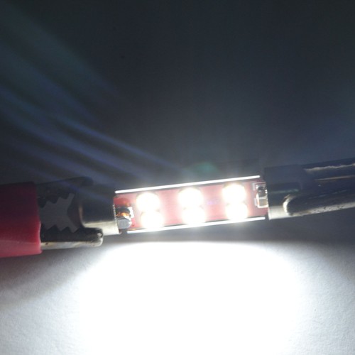Alla Lighting 2pc 800LM 3030 6-LED Dome Map Trunk Light Festoon Bulb 578,White - Picture 2 of 9