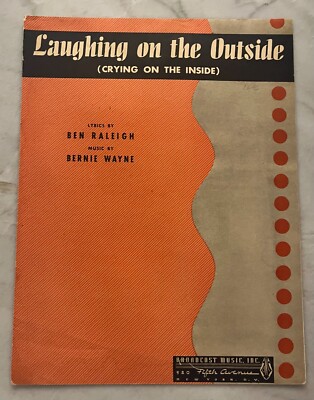 1945, Vintage Laughing on the Outside, Crying on the Inside; Sheet Music