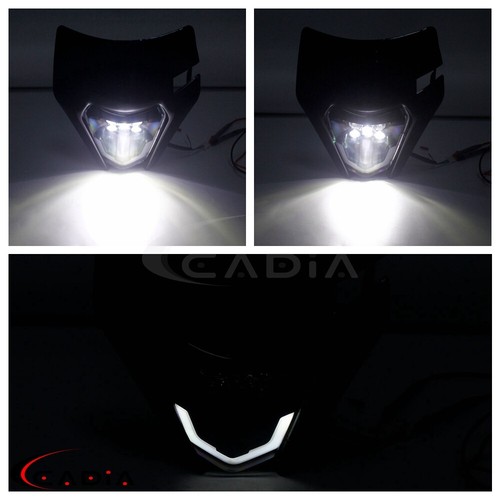 Faro LED Supermoto para KTM EXC XCW EXC-F FE TE TC 250 350 450 690 - Imagen 7 de 9