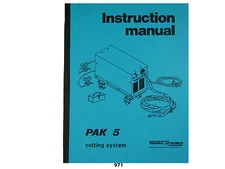 Thermal Dynamics PAK 5 Plasma Cutter Instruction & Servicing  Manual *971