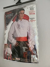 Forum Novelties Men's Vampire/Pirate Shirt Chemise Fits Up To 42" Chest