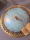 Vintage Oppenheim Judaica Trinket Dish Brass with bonus glass insert- Israel — photo 6