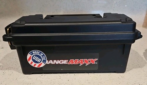 Range Maxx - Hunting Range Gun Ammo Can Field Box - Black - 14”x 6” x 5.5”