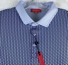 Redvanly Polo Shirt Mens Large Multi Color Golf Stretch Athleisure NWT