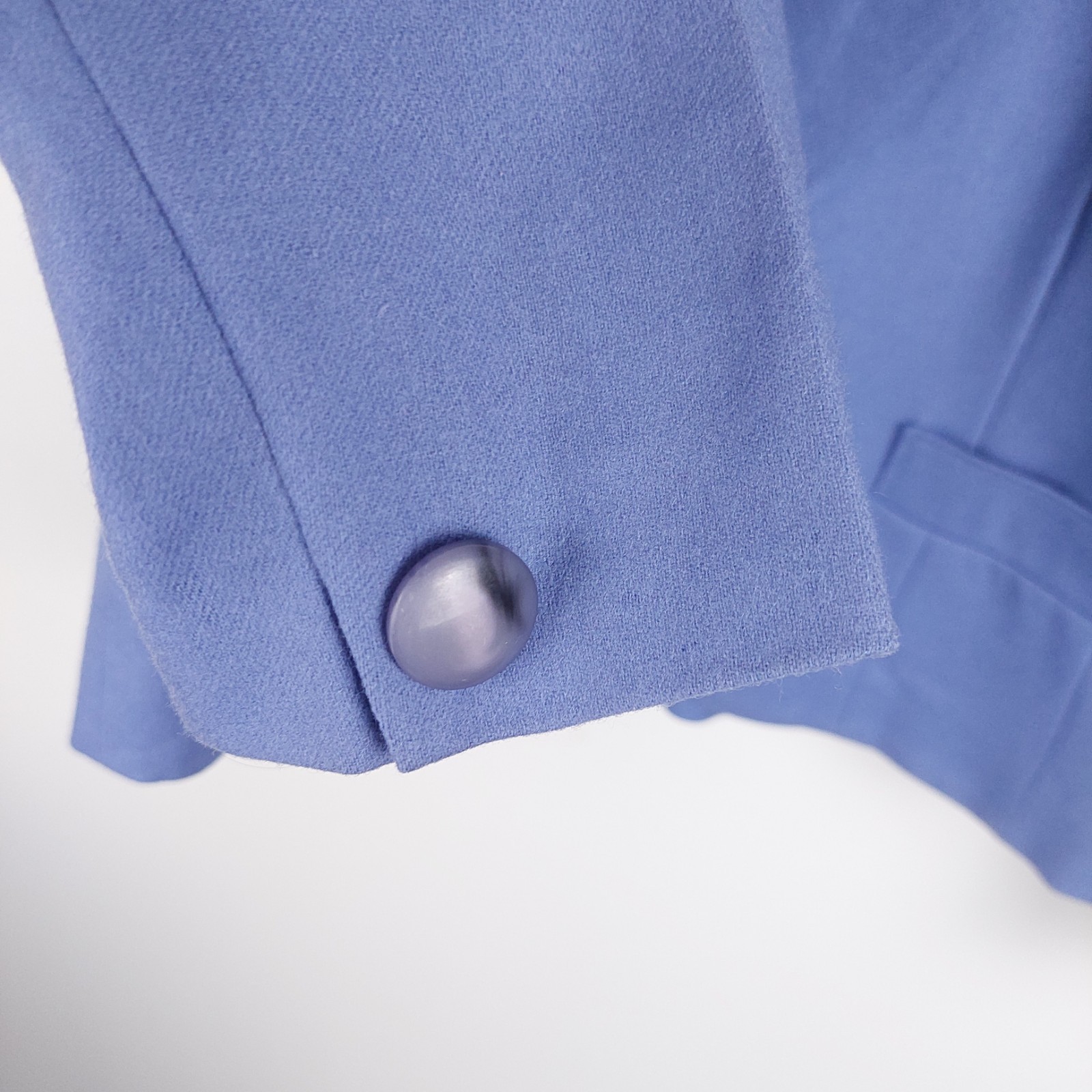 Pendleton Women's Light Blue 100% Wool Single But… - image 4