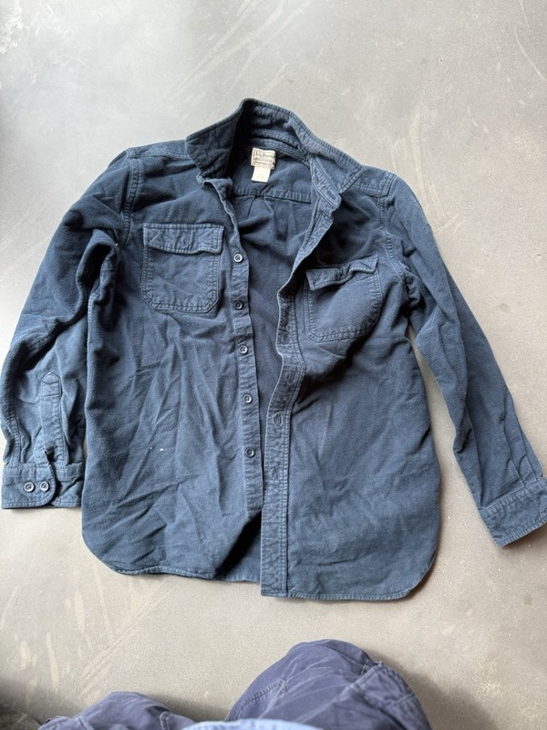 LL Bean Medium Flannel Pocket Shirt