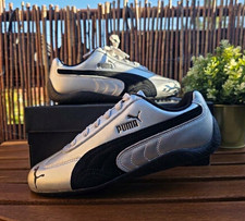 PUMA Speedcat Metallic Herren Sneaker Low Top Schnürung Silber/Schwarz EU …