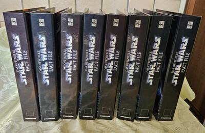 Star Wars Fact Files  8 Ordner  -  Zeitschriften 1-120 + Mousepad + Tüte