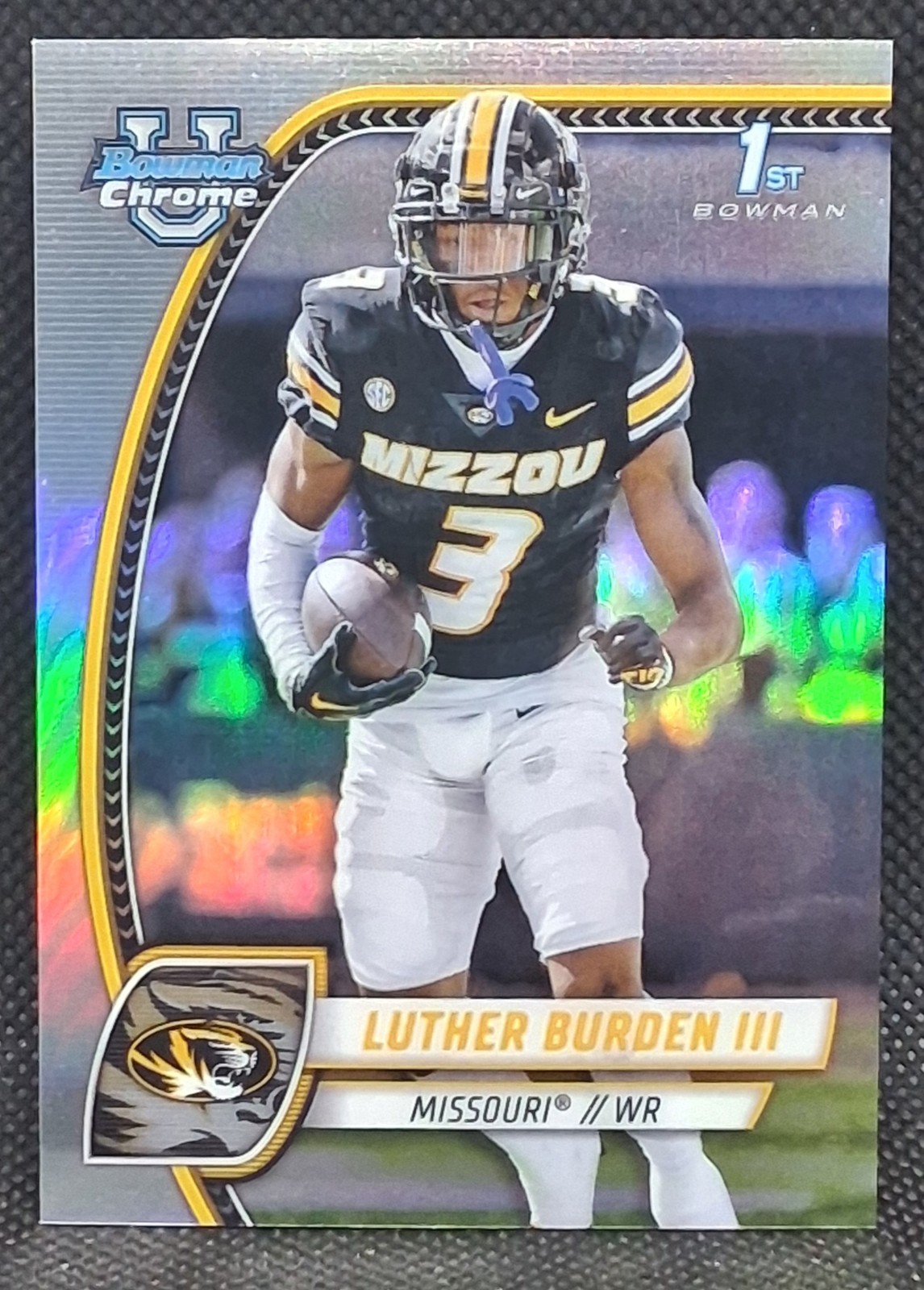 2024 Bowman Chrome U Luther Burden III Image Variation Refractor 1st Bowman SP