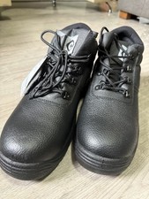 Contractor Safety Footwear UK 8 EU 42 Black Steel Toe Cap Comfy Style 100 Boots
