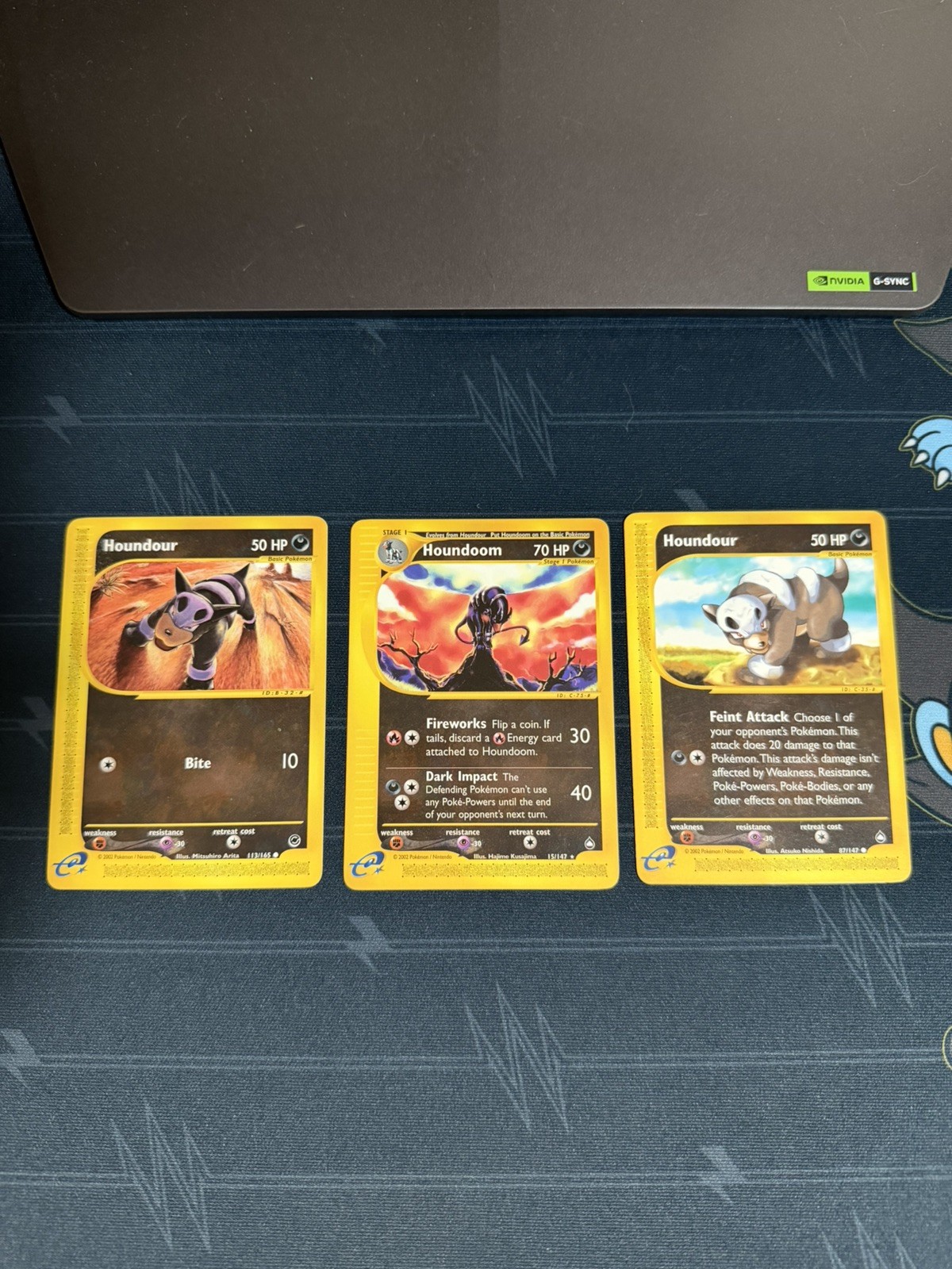 Houndoom 15/147 Rare Aquapolis Pokémon Card NM