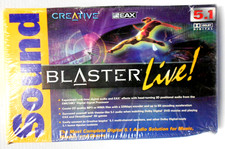 NIB Creative Labs Sound Blaster Live  5.1 Sound Card NEW sealed