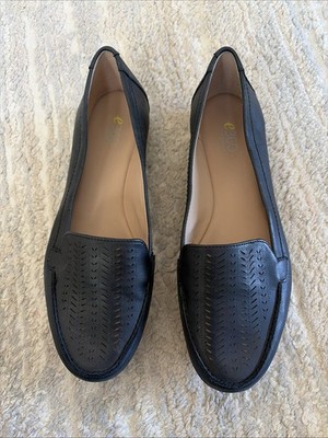 Woman 7w Esjasmera Black Slip In Shoes E360 Easy Spirit NWOB