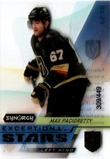2020-21 Upper Deck Synergy #ES-38 Max Pacioretty Exceptional Stars Gold #/449