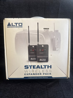 #ad Alto Professional Stealth Wireless Stereo System Active Speakers Extension Pack $249.99