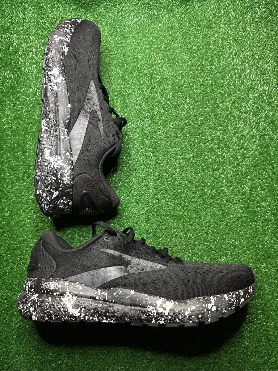 Brooks Ghost 16 Men's Size 10 D Med Running Shoes 'Black/Iron Lava