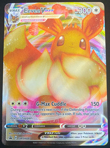 eevee vmax pokemon card value Pokmon & V - Black Star Promo - Lot - SWSH065 / SWSH087 after Black Star Promo card in the Shining Fates set Eevee VMAX SWSH087 (Graded) Case