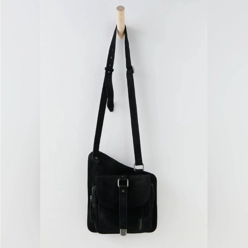 NEW Free People Cornell Suede Sling bag Adjustable Strap  display picture 2