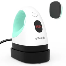 Mini Heat Press Machine, 3 Heat Settings& Fast Heating, 15 Mins Auto-Off, Ins...