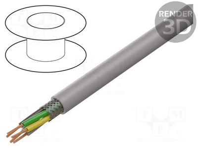 PUR strahlungshemmend grau-beige UNITRONIC PUR CP Leitungen