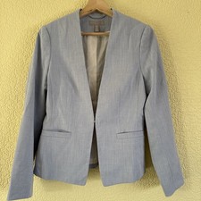H&M Women’s Blue Blazer In Size 8 - Excellent Condition