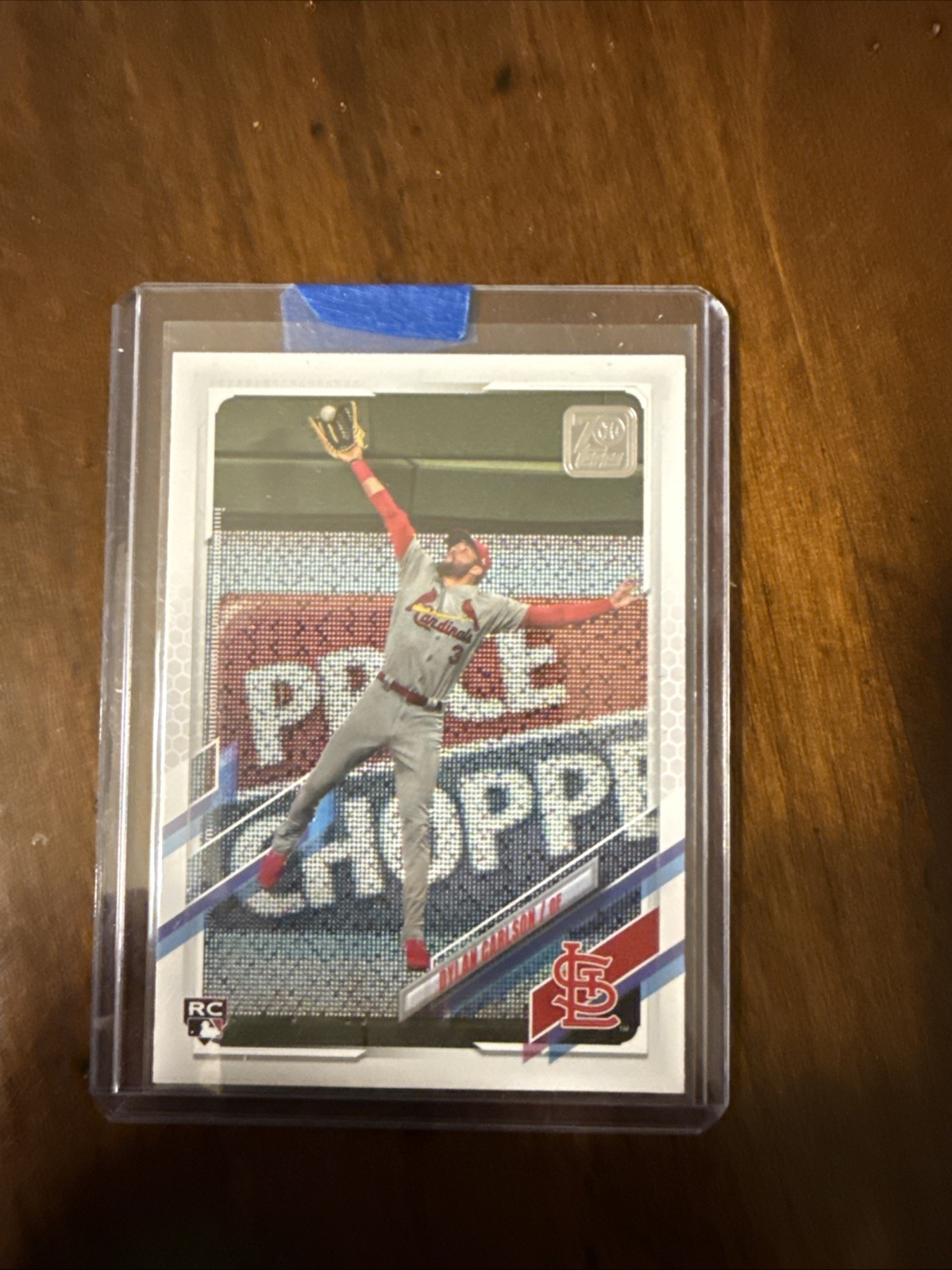 2021 Topps Image Variation SSP (Fielding Grey Jersey) Dylan Carlson #285 e9y