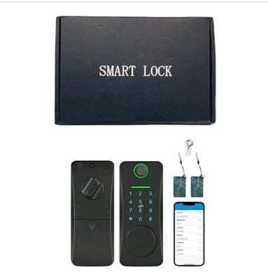 Smart Lock/5-in-1 Keyless Entry Door Lock w/ Touchscreen, Easy Installation 