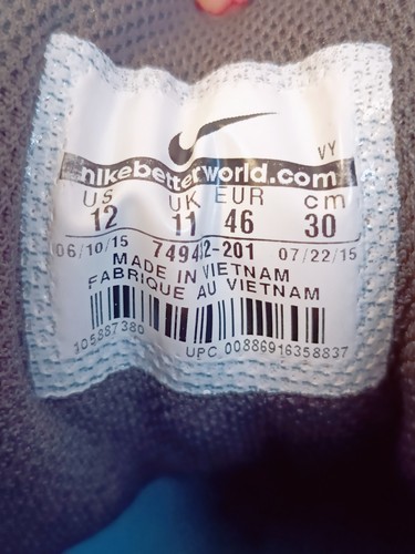 Nike Zoom Without a Doubt Basketball Athletic Shoes Men's Size 12 Grey 749432-2 - Picture 7 of 11