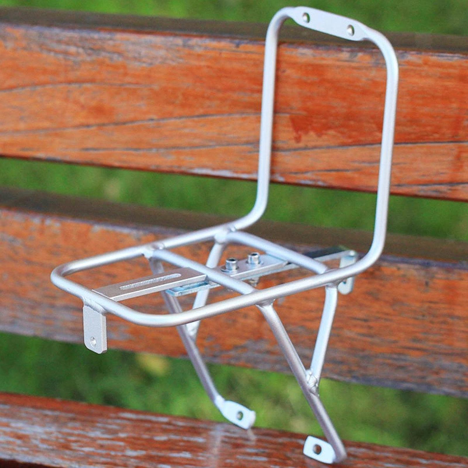 Front Rack Aluminum Alloy Bicycle Front Storage Basket Folding Bike Rack