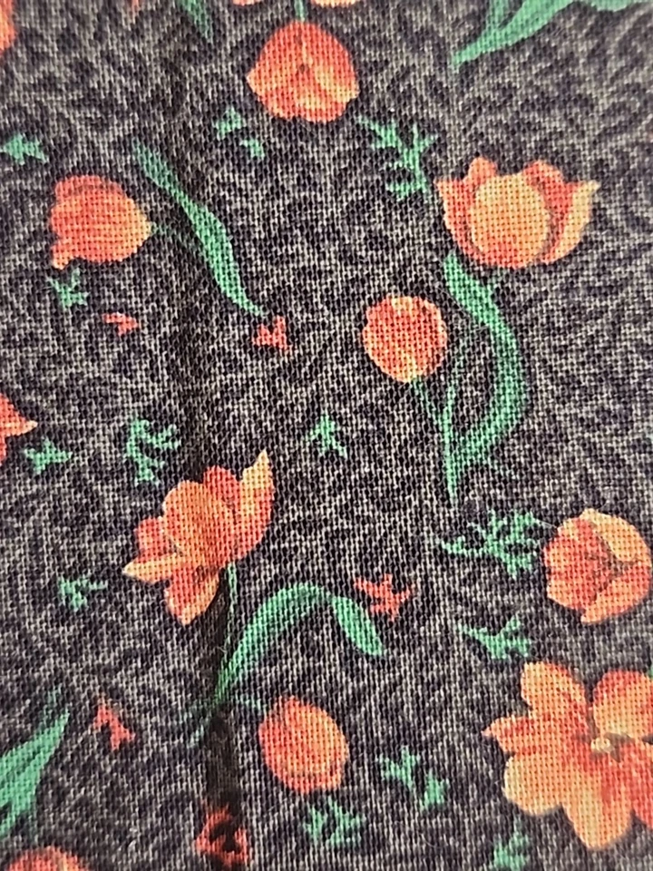 De Colección Cranston VIP Estampado Funciona Floral CALICO Azul Floral Cottagecore 4.4 Yardas Foto 2 de 4