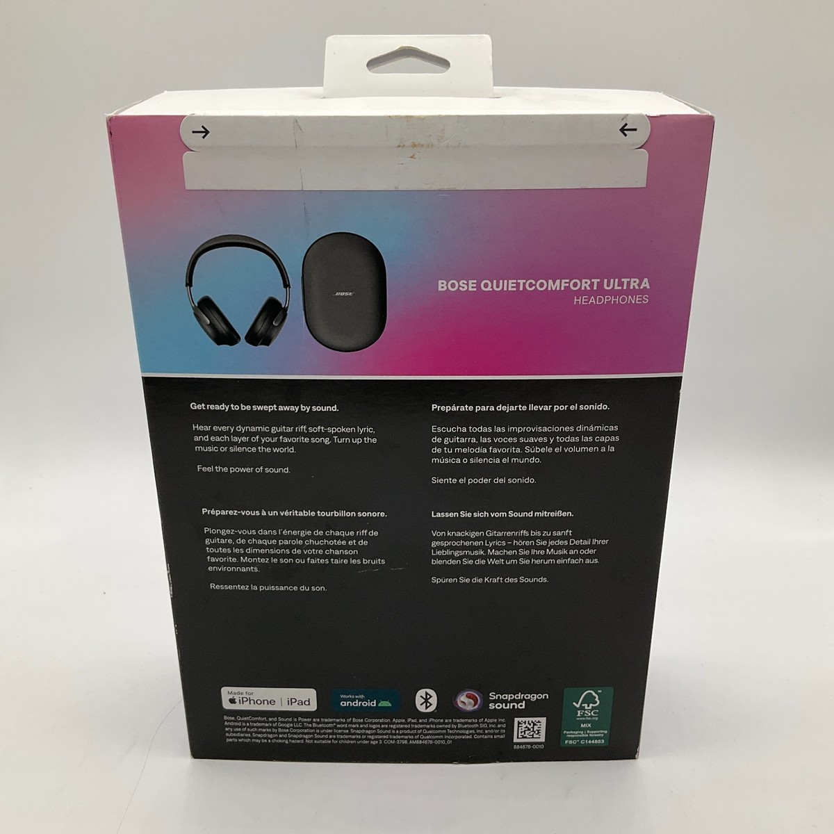Bose QuietComfort Ultra Bluetooth Headphones - Black (880066–0100