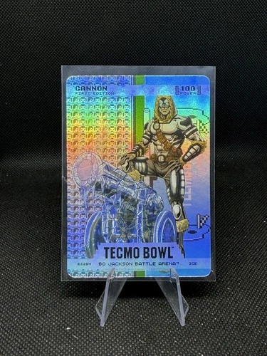 Bo Jackson Battle Arena Tecmo Bowl Rich Gannon - Cannon Endzone Ice Battlefoil
